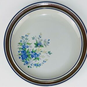 Vintage Salem Stoneware Georgetown Floral Dinner Plate 10.5”